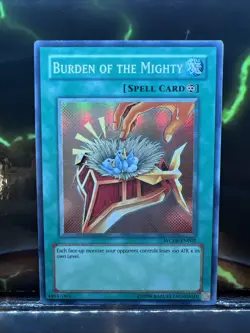 Burden of the Mighty WC08-EN002 Super Rare Limited Edition VLP (slot#16) - Image 1