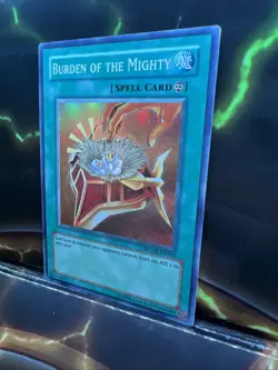 Burden of the Mighty WC08-EN002 Super Rare Limited Edition VLP (slot#16) - Image 3