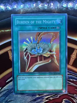 Burden of the Mighty WC08-EN002 Super Rare Limited Edition VLP (slot#16) - Image 5