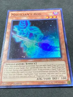 Yu-Gi-Oh! Magician's Rod Super Rare 2017 MP17-EN074 1st Edition - Light Play - Image 2