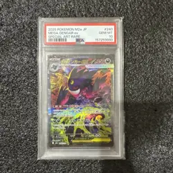 PSA 10 Mega Gengar ex SAR 240/193 M2a Mega Dream ex Pokemon Card Japanese 2025 - Image 1