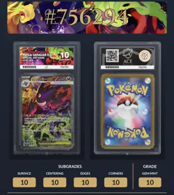 MEGA GENGAR EX ACE 10 SAR 240/193 MEGA DREAM EX M2A POKEMON CARD JAPANESE 2025 - Image 1