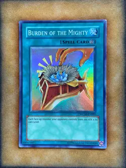 Yugioh Burden of the Mighty WC08-EN002 Super Rare LP - Image 1