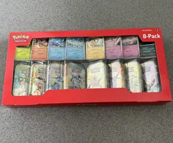 Pokemon TCG Prismatic Evolutions Costco Mini Tins 8 Pack New Sealed - Image 1