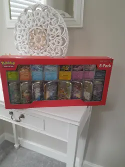 Pokemon TCG: Prismatic Evolutions Costco Mini Tins 8 Pack - New & Sealed - Image 1