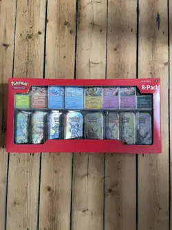 Pokemon TCG: Prismatic Evolutions Costco Mini Tins 8 Pack - New & Sealed - Image 1
