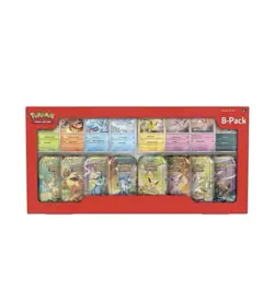Pokemon TCG: Prismatic Evolutions Costco Mini Tins 8 Pack - New & Sealed - Image 1