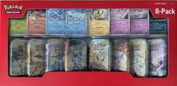 Pokemon TCG: Prismatic Evolutions Costco 8-Pack Mini Tins - Image 1