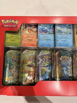 Pokemon TCG Prismatic Evolutions 8-Pack Mini Tins Set Costco Sealed - Brand New✅ - Image 3