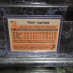 Topps 1983 Tony Gwynn San Diego Padres #482 Rookie!! Gem Mint - Image 2