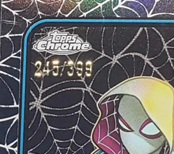 Ghost Spider #29 BLACK SPIDER WEB REFRACTOR 245/399 - 2025 Topps Chrome Marvel - Image 2