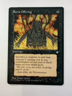 MTG Burnt Offering Ice Age ICE NM/EX Magic the Gathering - Image 1