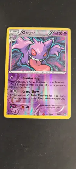 Pokemon Gengar Holo Rare TCG Card Generations 35/83 Re Holo - Image 2