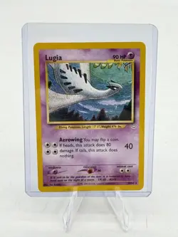 Vintage 2000 Pokemon Nintendo Lugia 20/64 Neo Revelation Regular Card RARE - Image 1