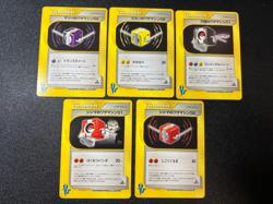 [US Duty Inc] 5set Technical Machine Vs Series Japanese Pokemon Card - Image 1