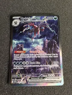 Hydreigon EX 169/086 Illustration Pokemon Card White Flare NM English SIR - Image 1