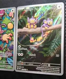 Aipom 211/182 & Ambipom 107/094 Rare Pokemon Card Bundle TCG Lot Near Mint - Image 2