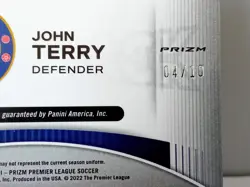 Panini 2022-23 Prizm Premier League John Terry Flashback Auto /10 Chelsea - Image 2