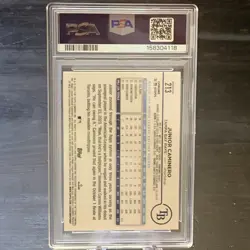 2024 Topps Chrome Junior Caminero Refractor PSA 10 - Image 2