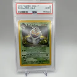Dark Arbok 2/82 Team Rocket Holo Rare PSA 8 2000 Pokemon TCG Card - Image 1