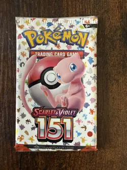 Pokemon TCG Scarlet & Violet 151 Booster Pack Factory Sealed - Image 1