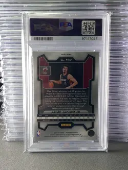 JAIME JAQUEZ JR. Rookie 2023 Panini Prizm Fast Break #137 RC PSA 10 GEM MINT - Image 2
