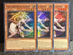 Yu-Gi-Oh! Cyberstorm Access 3x {{{ Tellarknight Lyran }} CYAC-EN021~1st SR~L@@K - Image 1