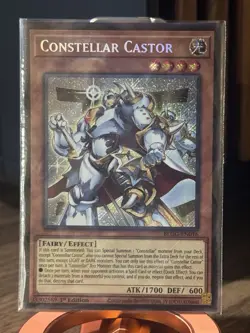 Constellar Castor BLGG-EN016 Secret Rare Yugioh Glorious Gallery - Image 1