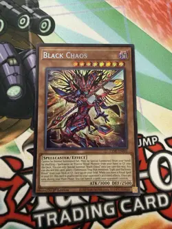 Yugioh Chaos Origins Black Chaos CORI-EN001 Secret Rare 1st Edition - Image 1