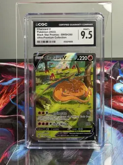 Charizard v SWSH260 Black Star Promo Ultra Premium Collection CGC 9.5 - Image 1