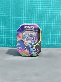 Pokemon TCG Mega Charizard X Ex Tin Brand New + Sealed- 4 booster packs + promo - Image 1