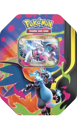 Pokemon TCG Mega Charizard X Ex Tin Brand New + Sealed- 4 booster packs + promo - Image 3