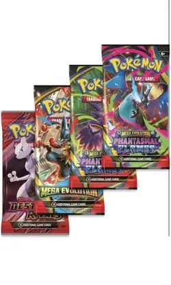 Pokemon TCG Mega Charizard X Ex Tin Brand New + Sealed- 4 booster packs + promo - Image 5