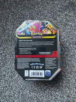 Pokemon TCG Mega Charizard X Ex Tin Brand New + Sealed- 4 booster packs + promo - Image 3