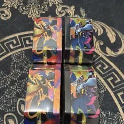 4x Pokemon TCG Mega Charizard ex X & Y Tin x4 Bundle new sealed promo - Image 2