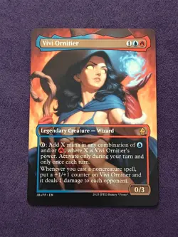 Vivi Ornitier MTG Fan Art Anime Test Card - Image 1