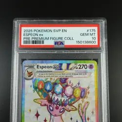 PSA 10 Espeon ex 175 SVP Promo Prismatic Evolutions Graded Pokemon Card - Image 2