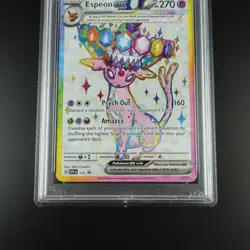 PSA 10 Espeon ex 175 SVP Promo Prismatic Evolutions Graded Pokemon Card - Image 3