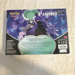 Pokemon TCG Shadow Rider Calyrex V Box Sealed w/ Promo & Oversize Card 2021 - Image 2