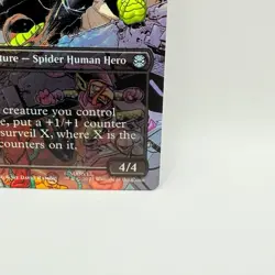 Spider-Man Noir 0204 Rainbow Foil Marvel SPM MTG Card 2025 Borderless - Image 3