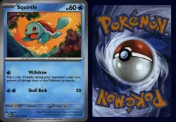 SQUIRTLE 007/165 Pokemon Card 151 Near Mint - Image 3
