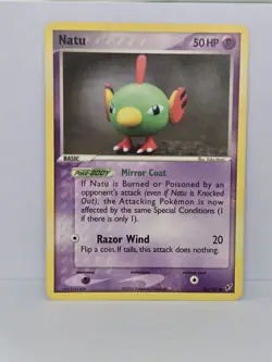 Natu 66/107 EX Deoxys - Common Pokemon Card - NM - Image 1