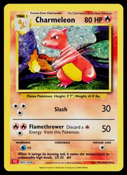 Charmeleon 002/034 Trading Card Game Classic Holo #1 - Image 1