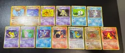 Team Rocket 13set Dark Charizard Blastoise Dragonite Japanese Pokemon Card - Image 1