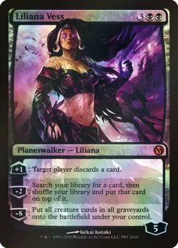 1x Liliana Vess FOIL MTG Duels of the Planeswalkers Promos - Image 1