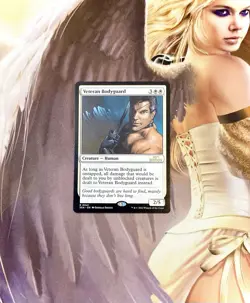 VETERAN BODYGUARD 2022 MTG MAGIC THE GATHERING 30TH ANNIVERSARY EDITION RARE 41 - Image 1