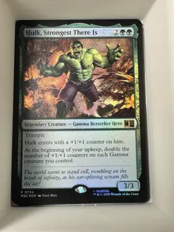 Hulk, Strongest There Is - FOIL - Marvel Super Heroes Jumpstart MTG Magic - Image 1