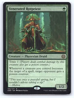 Venerated Rotpriest 192 Promo Pack: Phyrexia: All Will Be One MTG LP - Image 1