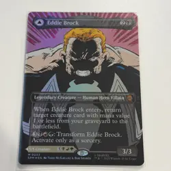 Venom Lethal Protector Eddie Brock FOIL NM MTG Spider-Man 0233 - Image 2