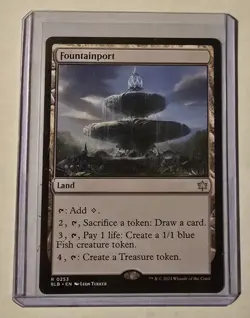 MTG Fountainport Bloomburrow Regular NM - Image 1